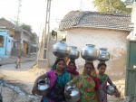 Colorful saris