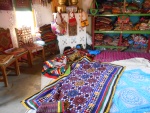 Colorful textiles of the Kutchch