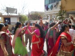 Dancing at a wedding