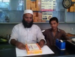 The chef at the world's best halwa shop in Aurangabad