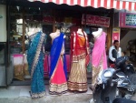 Colorful saris Colorful saris