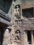The caves at Ajanta and Ellora