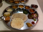 Typical Gujarati thali
