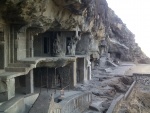 The caves at Ajanta and Ellora