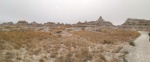 Coarse peaks alternating with semi arid valleys